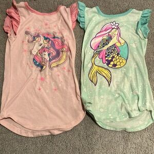 Kidgets Brand Unicorn and Mermaid Tops 
🦄 🧜‍♀️